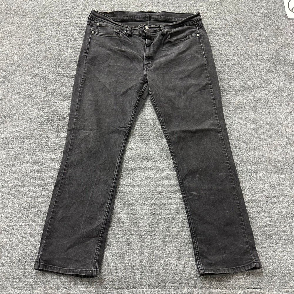 Levi's Jeans Mens Size 36x30 Black 514 Straight Fit Stretch Denim Casual Pants